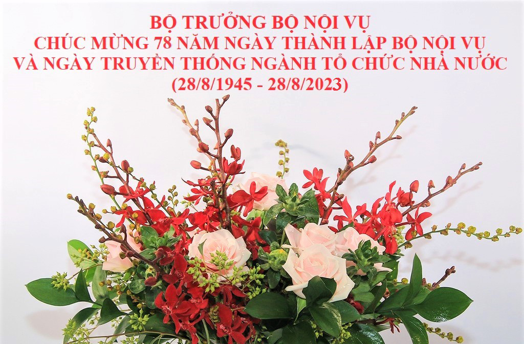 Thư chúc mừng của Bộ trưởng Phạm Thị Thanh Trà nhân dịp kỷ niệm 78 năm Ngày thành lập Bộ Nội vụ